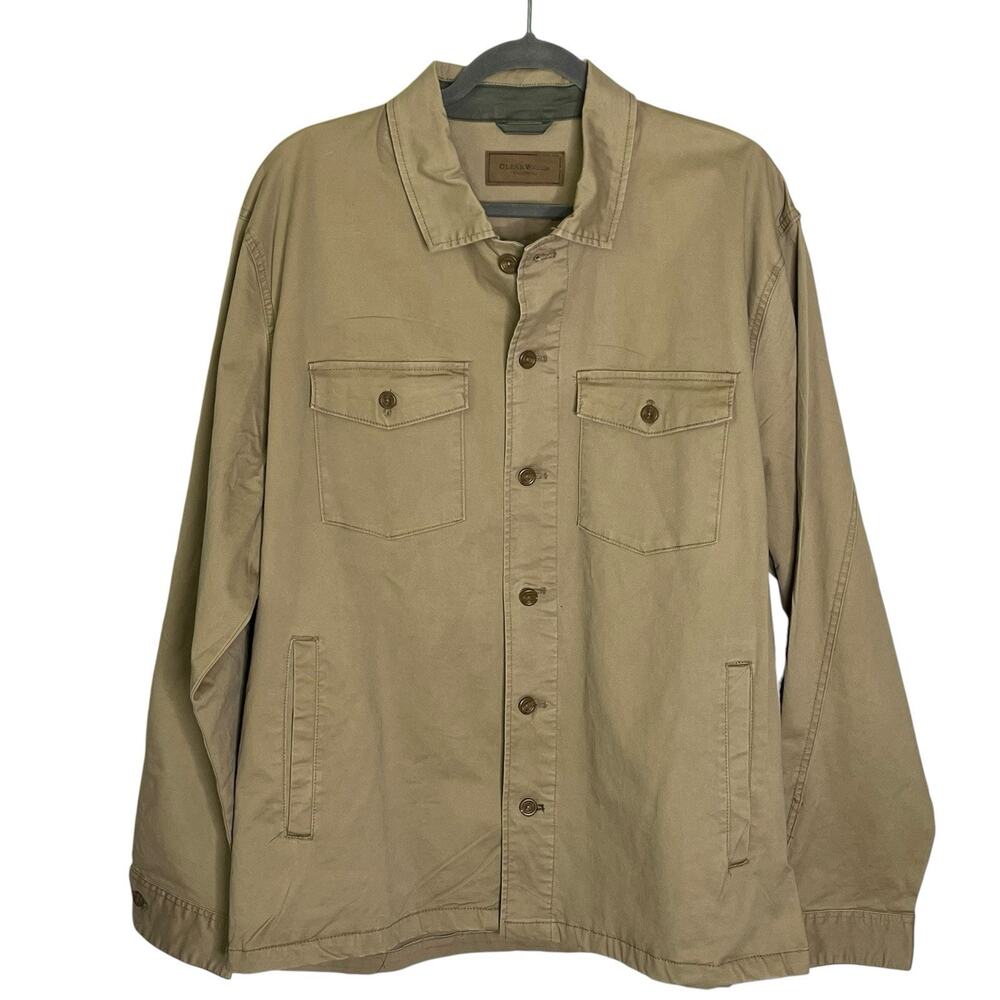 Clearwater Outfitters Shirt Jacket XXL Shacket Brown Canvas Workwear Heavyweight